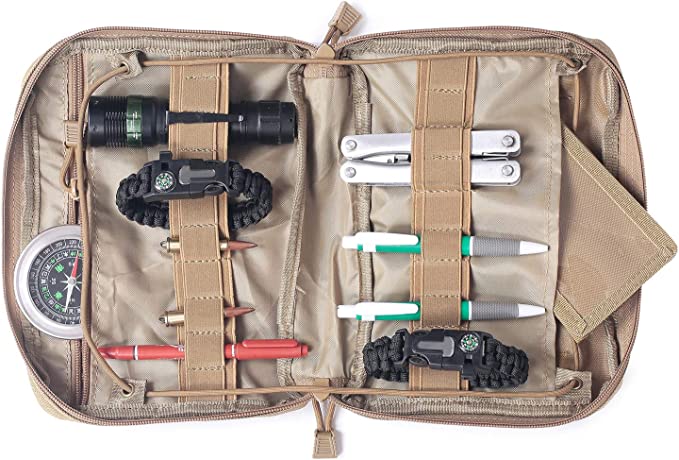 Sac à outils utilitaire modulaire polyvalent Molle Admin Pouch # B1578