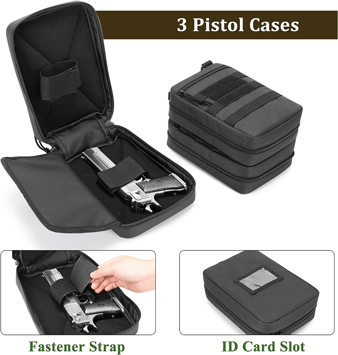 Sac à dos de pistolet tactique pour la chasse au sac à dos de pistolet # B754